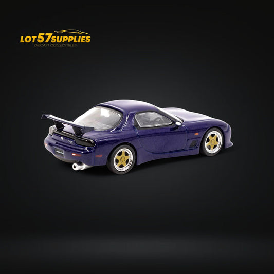 Tarmac Works Mazda RX-7 FD3S Innocent Blue Mica 1:64