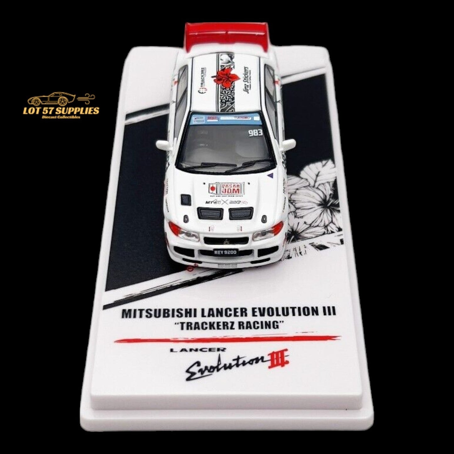 INNO64 Mitsubishi Lancer Evo III Trackerz Racing 1:64