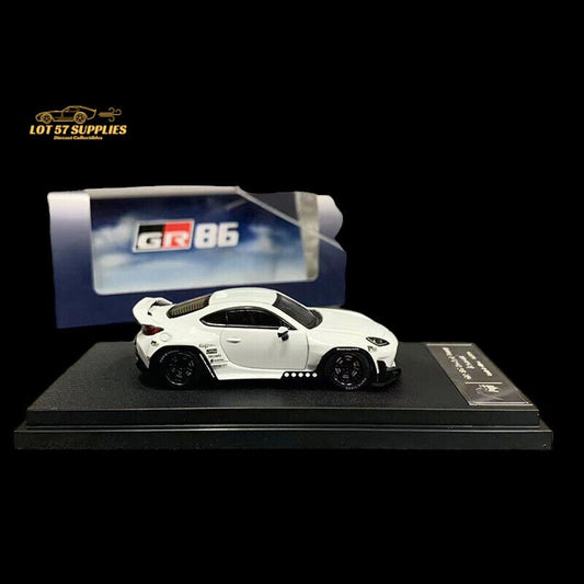 Fuji Toyota GR86 Rocket Bunny Pandem White 1:64