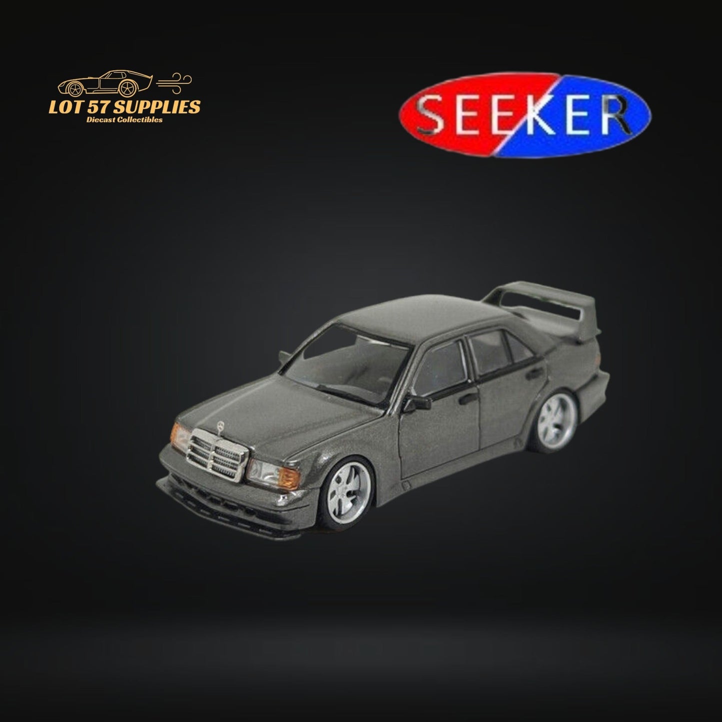 Seeker Mercedes-Benz 190E 2.5-16 Evolution Metallic Grey 1:64