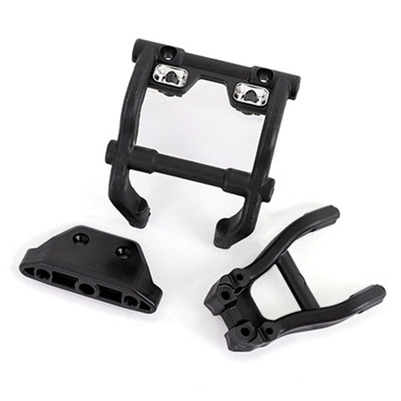 Traxxas 6777X Wheelie Bar Mounts & Rear Skid Plate for Stampede 4x4
