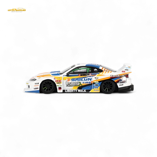 Mini GT Nissan LB-Super Silhouette S15 Silvia 2023 Formula Drift Japan #895 1:64