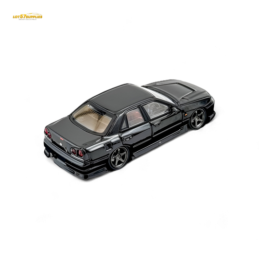 Mortal ER34 Skyline Uras Metallic Black 1:64