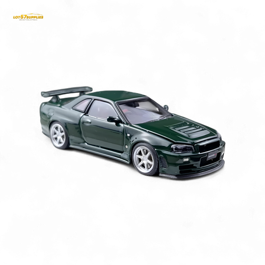 PGM Nissan GTR R34 Z-TUNE British Green 1:64