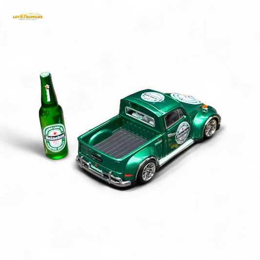 Liberty64 VW Beetle Pickup Heineken Livery 1:64