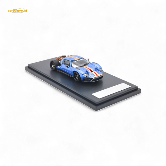 Rhino Model Ford GT40 Blue 1:64