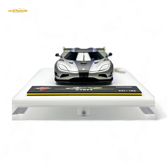 Guo Ji Agera RS Matte Silver Gray 1:64