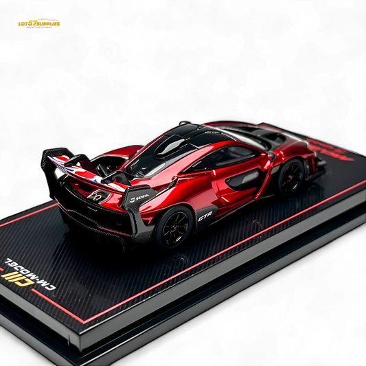 CM Model McLaren Senna GTR Metallic Red 1:64