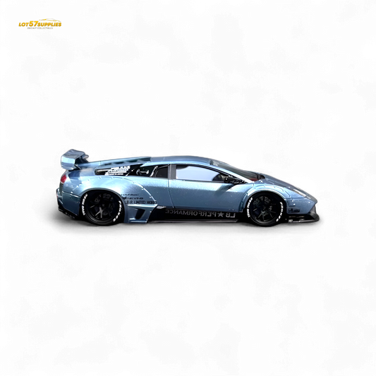 404ERROR Lamborghini Murcielago LBWK Ice Blue Low Spoiler 1:64