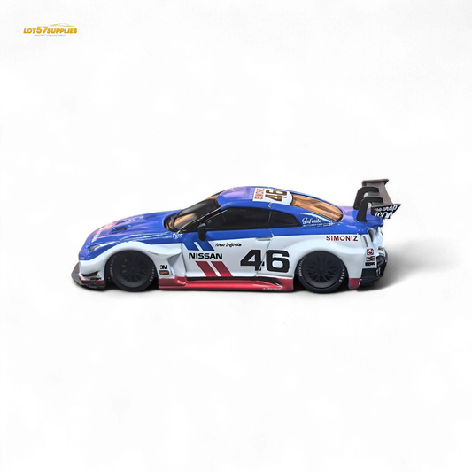 MC LB GTR R35 GT - BRE White Blue Top Livery 1:64