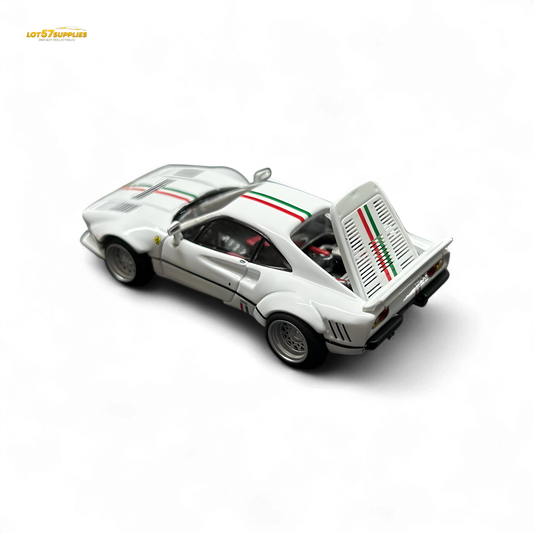 Hone Model 64 288GTO Wide-Body Latte Art White 1:64