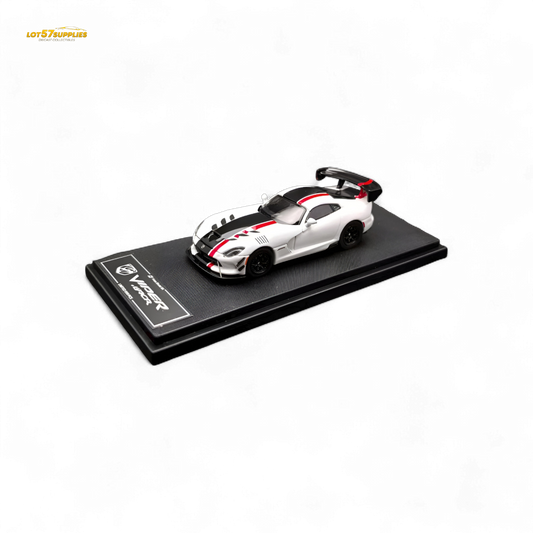 Hone Model Dodge Viper ACR White 1:64