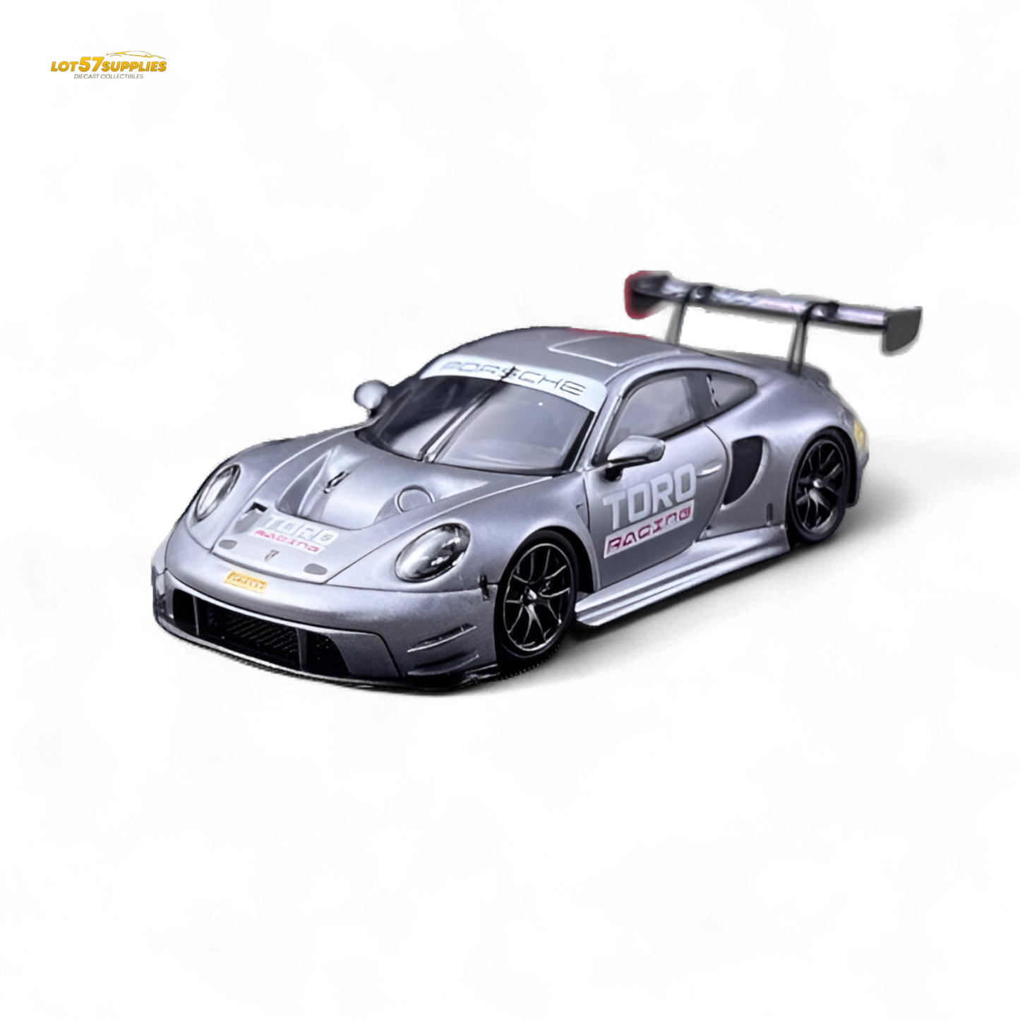 Star Race Porsche 911 GT3 Matte Silver 1:64