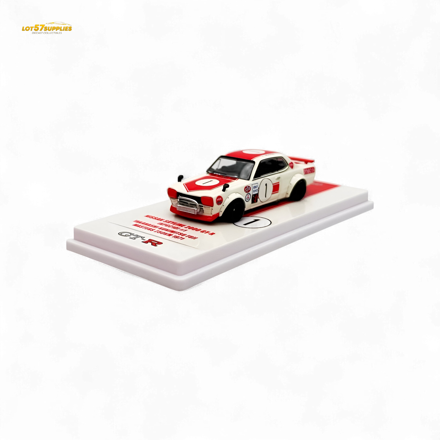 Inno64 NISSAN SKYLINE 2000 GT-R KPGC10 #1 Takahashi Kunimitsu Fuji Masters 250Km 1971 1:64