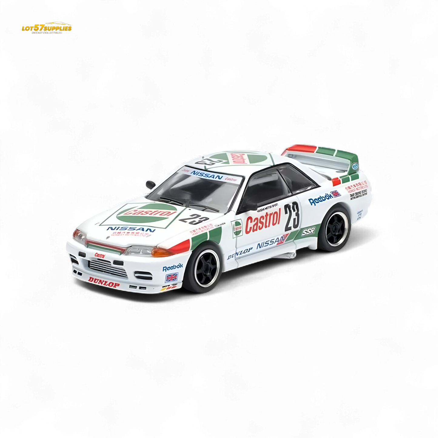 Poprace GT-R R32 Macau Guia Race 1990 Winner White 1:64