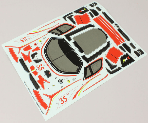 Kyosho FAB154-1 FXX Evoluzione Decal Set Fazer VE-X