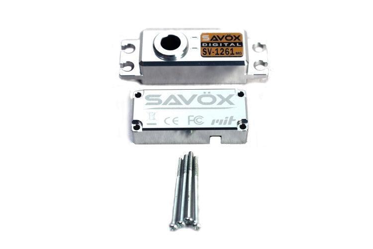 Savox SAVSCSV1261MG Top & Bottom Servo Case w/ 4 Screws for SV1261MG
