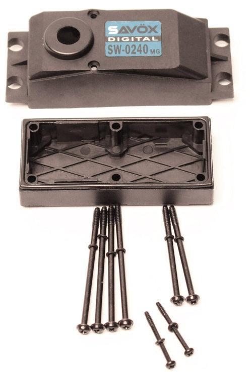 Savox Top & Bottom Servo Case w/ 4 Screws SW0240MG