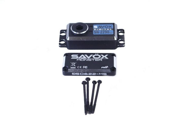 Savox SAVSCSW2290SG Top & Bottom Servo Case Set w/ 4 Screws for SW2290SG-BE