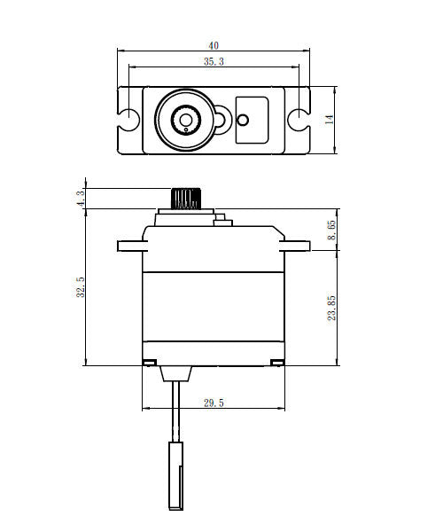 Savox Waterproof Micro Digital Servo with Soft Start