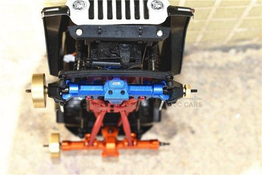 GPM ALUMINUM F/R GEARBOX COVER AXIAL 1:24 SCX24 DEADBOLT / JEEP WRANGLER BLACK