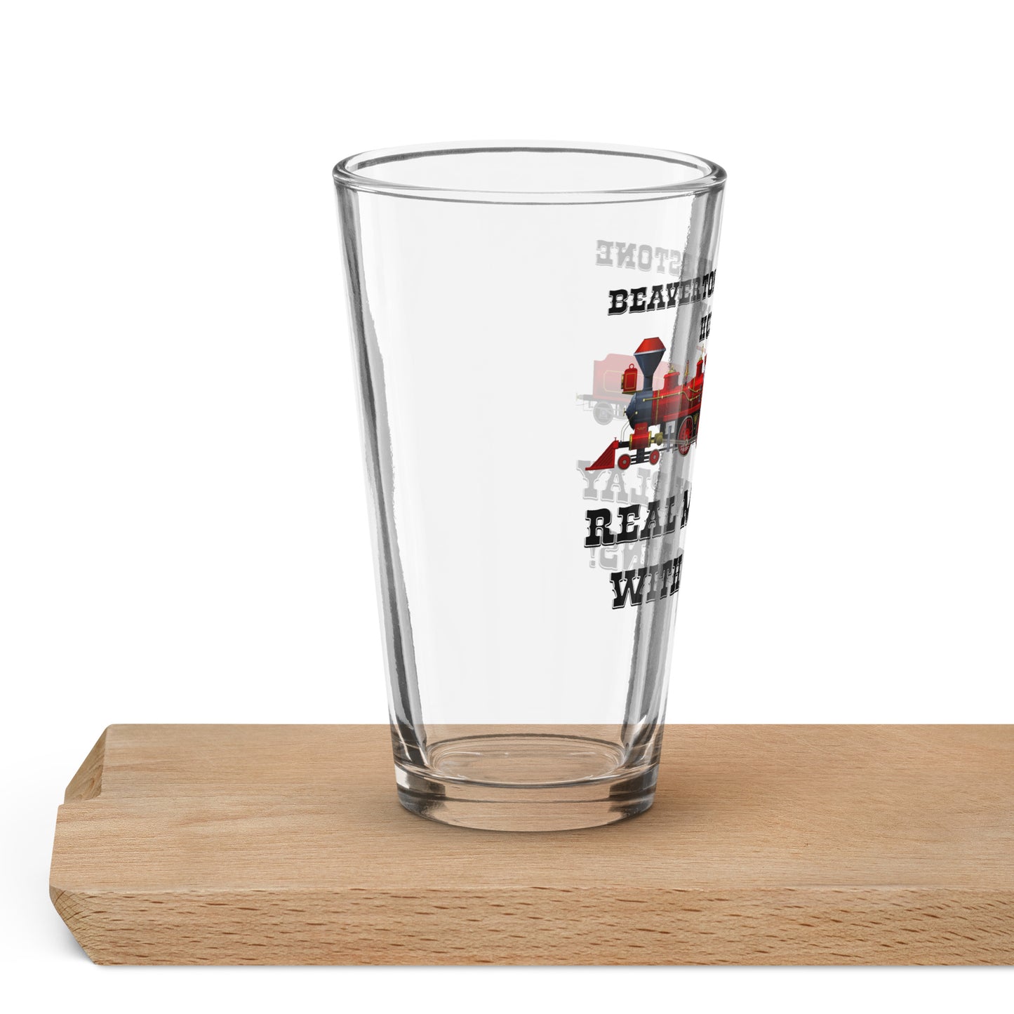 BMH Shaker pint glass
