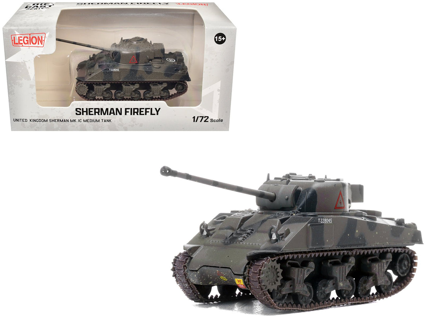 Sherman Firefly Mk.VC Medium Tank "A Squadron 4th/7th Royal Dragoon Guards 8th Armoured Brigade Normandy" (1944) British Army 1/72 Diecast Model by Legion free shipping USA
