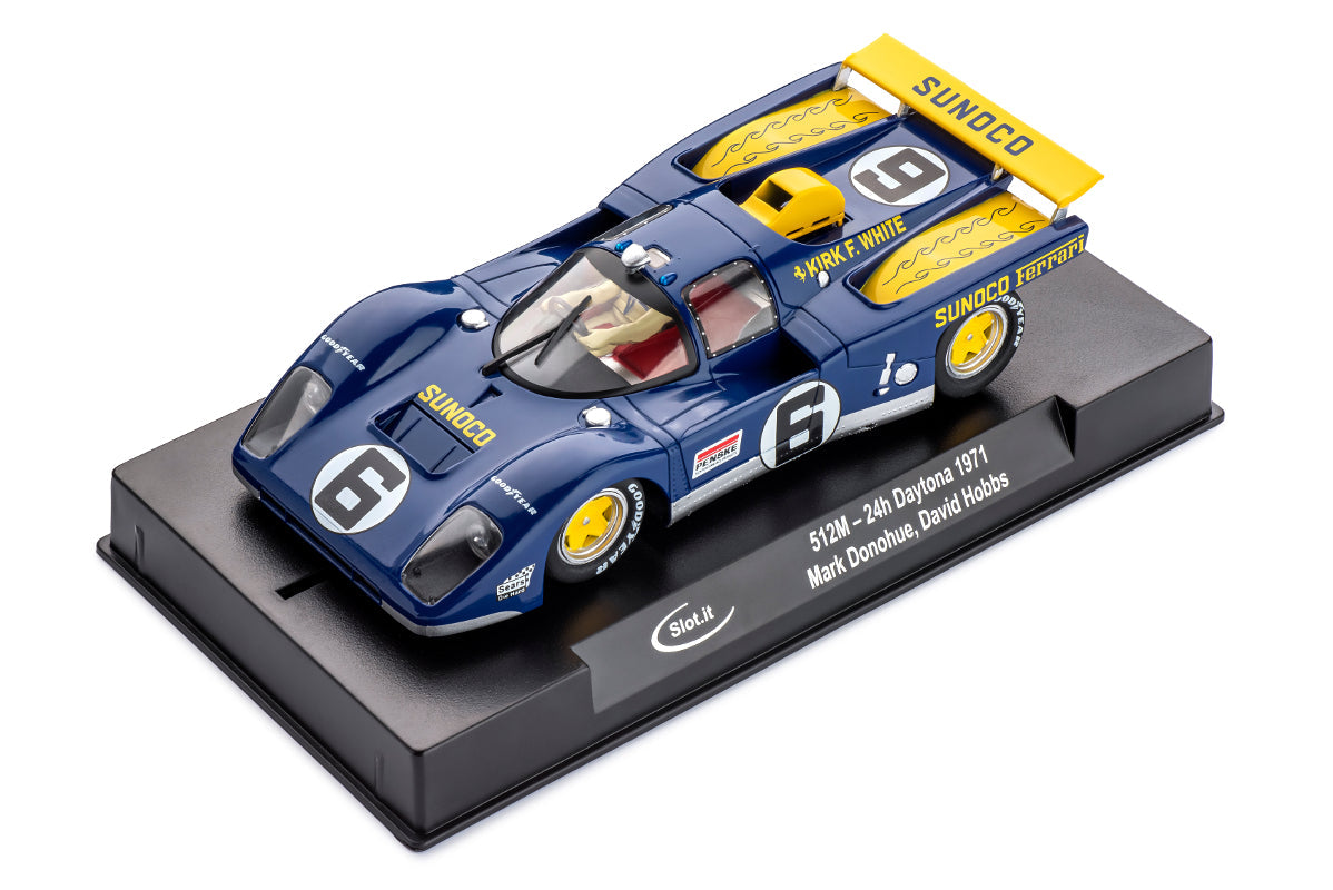 Slot.it Ferrari 512M Sunoco 24H Daytona Slot Car 1/32 SICA51B Donohue CA51B