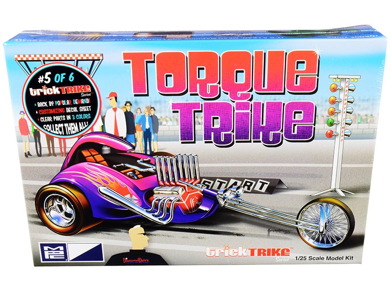 Skill 2 Model Kit Torque Trike "Trick Trikes" Series 1/25 Scale Model by MPC free shipping USA