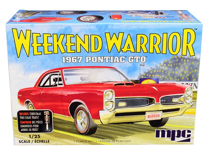 Skill 3 Model Kit 1967 Pontiac GTO "Weekend Warrior" 3 in 1 Kit 1/25 Scale Model by MPC free shipping USA