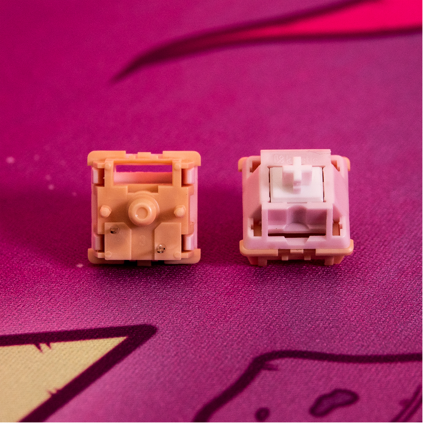 Salmon Tactile Switch
