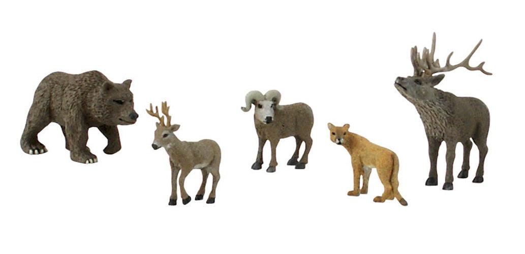 Woodland Scenics SP4349 North American Wildlife Scene Setters