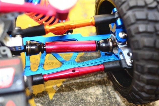 GPM STEEL ALUMINUM WIDEN FRONT CVD DRIVE SHAFT KNUCKLE ARM TRAXXAS SLASH 4X4 RED