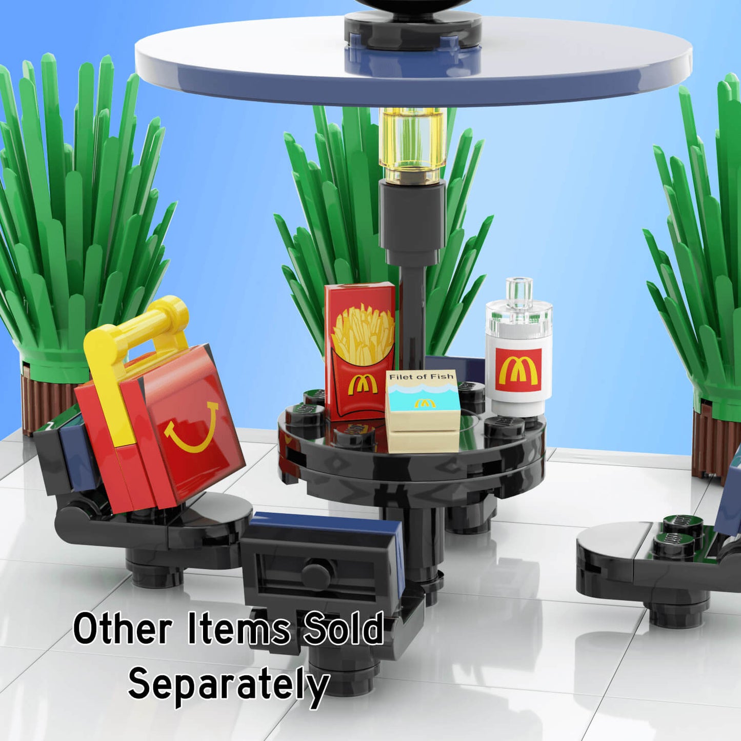 McBrick's French Fries - Custom Printed 1x2 Tile - Made Using LEGO® Parts