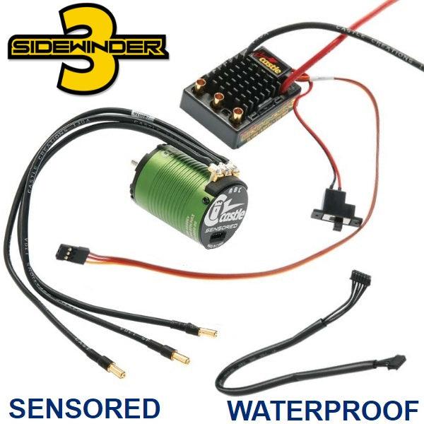 Castle Creations 1/10 SV3 Sidewinder WP ESC w/ 1406-5700kv Motor Combo