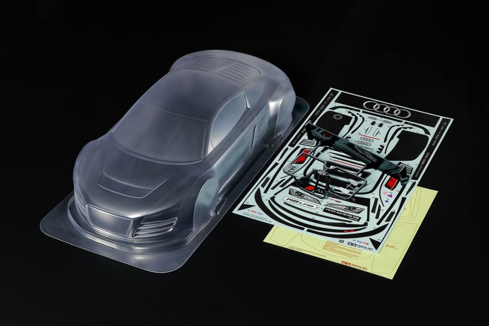 Tamiya 51754 1/10 RC Body Set Audi R8 LMS 2008