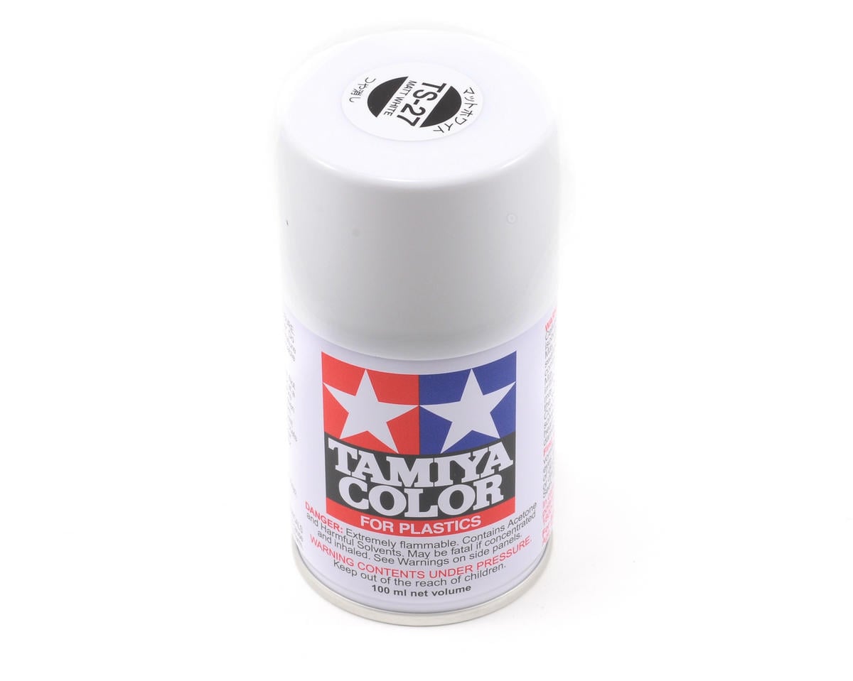 Tamiya 85027 TS-27 Matte White Lacquer Spray Paint 100ml