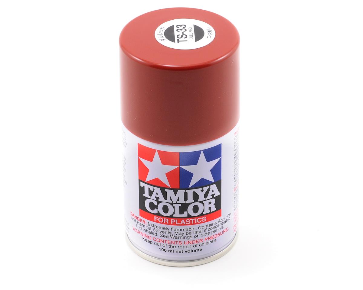 Tamiya 85033 TS-33 Dull Red Lacquer Spray Paint 100ml