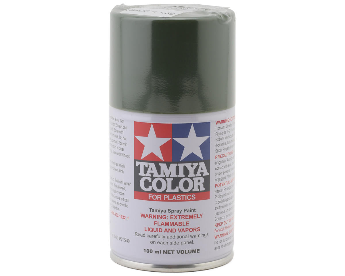 Tamiya 85091 TS-91 Dark Green (JGSDF) Lacquer Spray Paint 100ml
