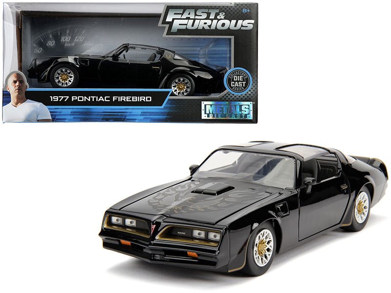 Tego’s 1977 Pontiac Firebird Black "Fast & Furious" Movie 1/24 Diecast Model Car by Jada free shipping USA