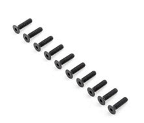 Team Losi Racing TLR255028 Flat Head Screws M5x20mm (10) 5ive-B