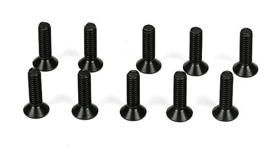Losi 3x10mm Flat Head Screws TLR 22 / 22T / 22SCT / 22 2.0 / 22 4.0 22X-4