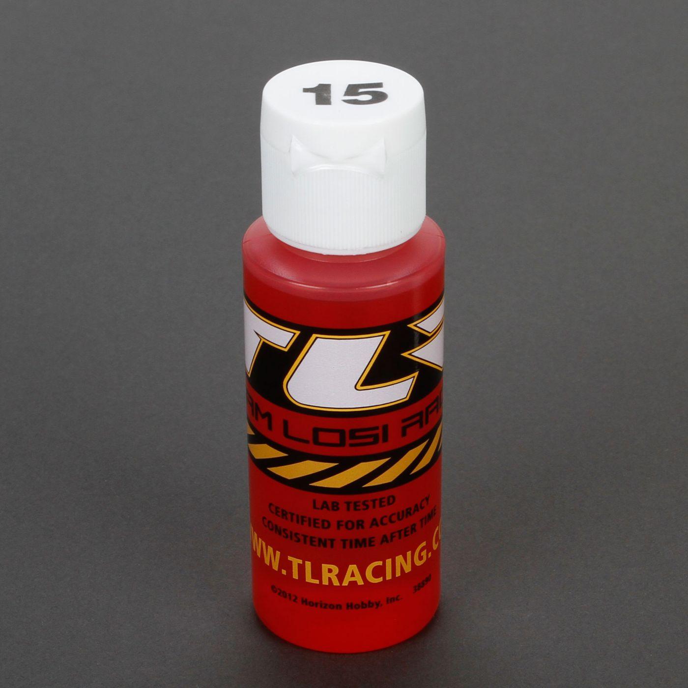 Team Losi Racing TLR74000 Silicone Shock Oil 15wt 2oz