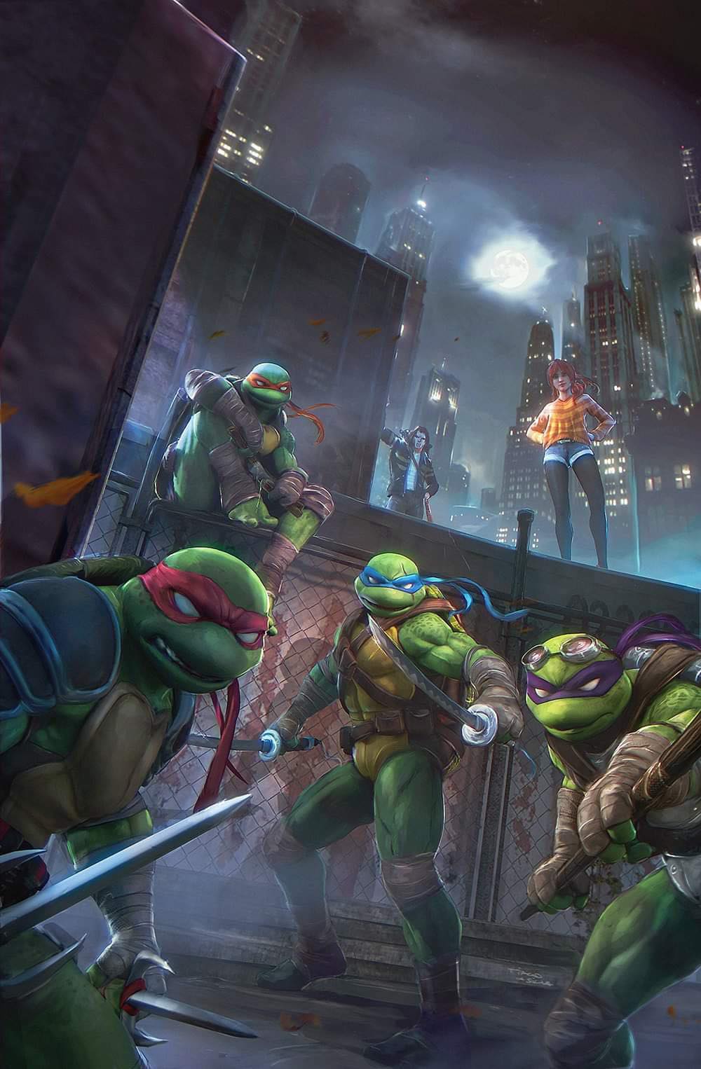TMNT: ALPHA (TIAGO DA SILVA EXCLUSIVE VIRGIN VARIANT A & B SET) ~ IDW