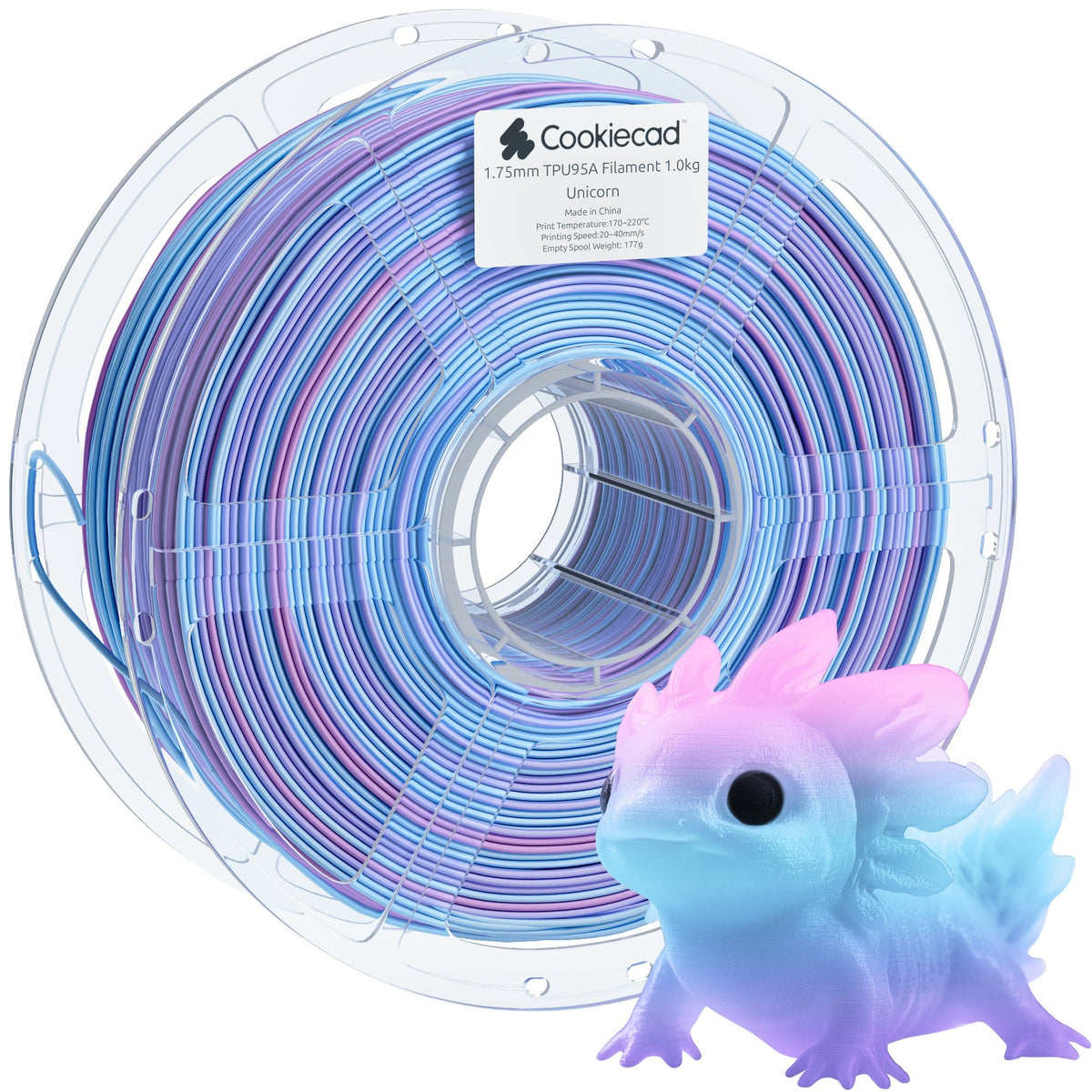 TPU Unicorn TPU 95A Filament 1.75mm, 1kg