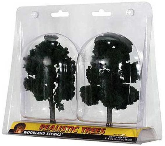 Woodland Scenics TR1512 N/HO Assembled Tree Light Green 6" Train Scenery