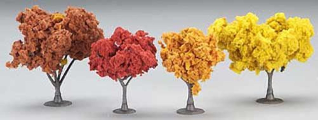 Woodland Scenics TR1576 N/HO Fall Deciduous Trees 2-3" (23) Train Scenery
