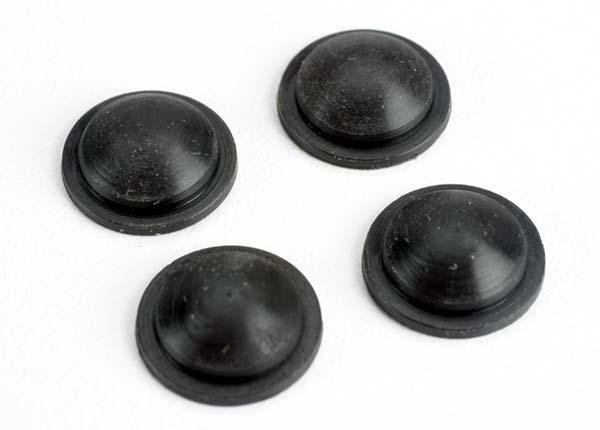 Traxxas 1765 Rubber Shock Diaphragms (4) for Plastic Shocks Slash E-Maxx