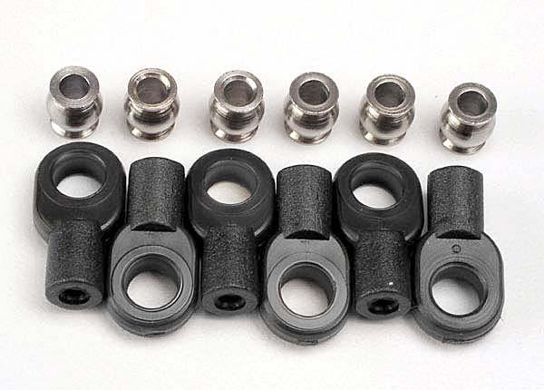 Traxxas 2742X Short Rod Ends With Hollow Balls (6) Slash T-Maxx Stampede