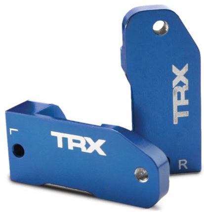 Traxxas 3632A Aluminum Castor Blocks Blue Stampede Slash Rustler
